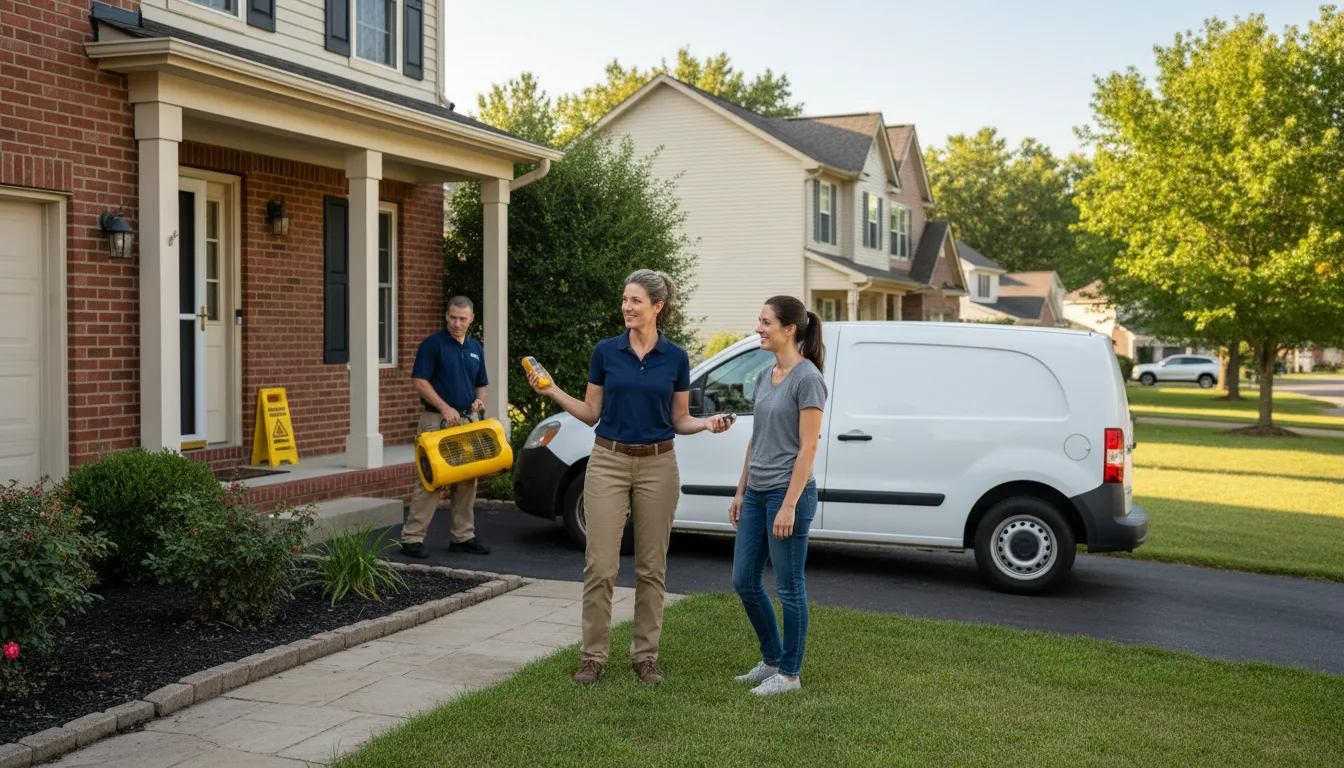 Water restoration image for Dehumidification And Cleanup Services in Pleasant Lake, IN